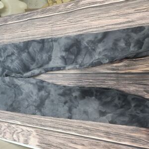 Black Tie-Dye Leggings